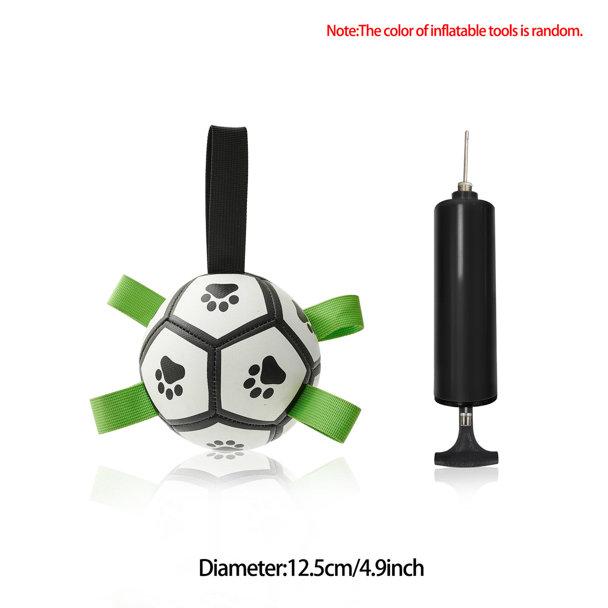 Juguete de fútbol inflable de entrenamiento para perros