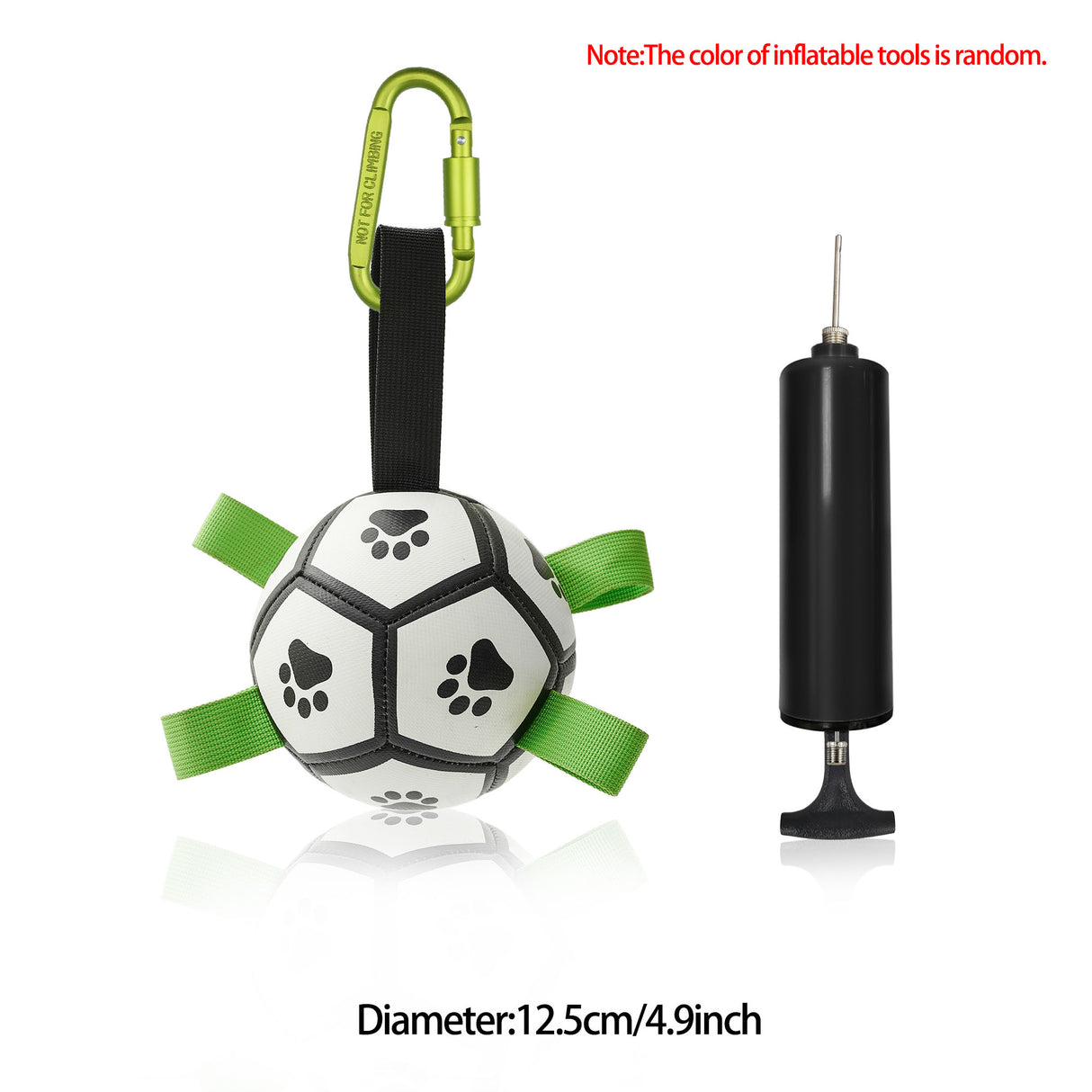 Juguete de fútbol inflable de entrenamiento para perros