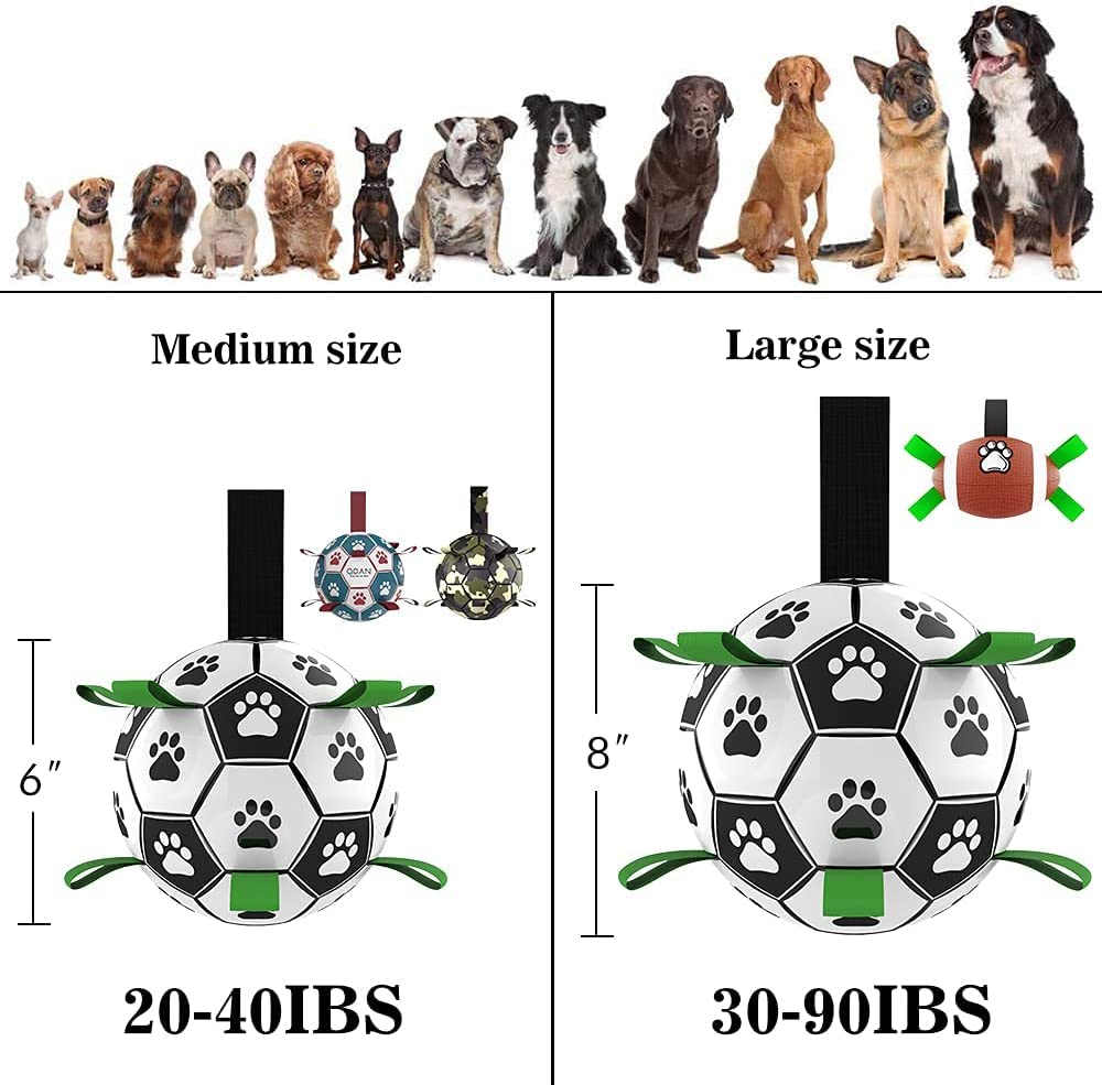 Juguete de fútbol inflable de entrenamiento para perros