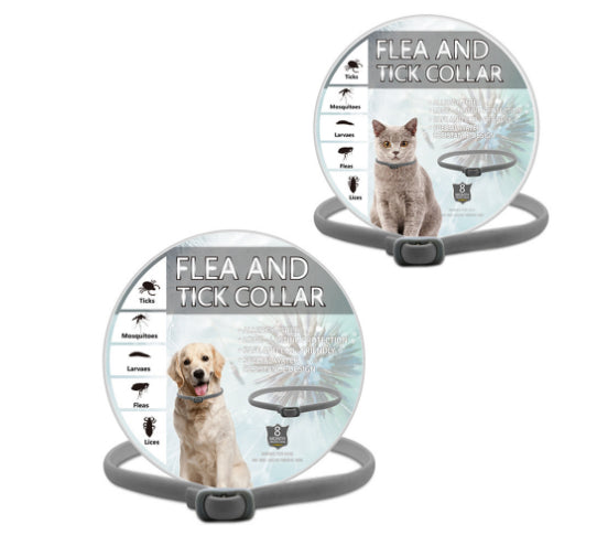 Collar Repelente de Insectos Ajustable para Perros y Gatos