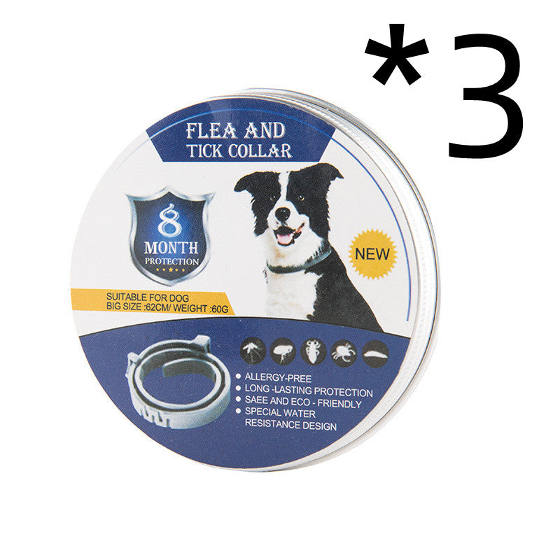 Collar Repelente de Insectos Ajustable para Perros y Gatos