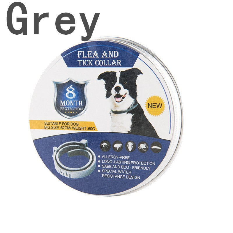 Collar Repelente de Insectos Ajustable para Perros y Gatos