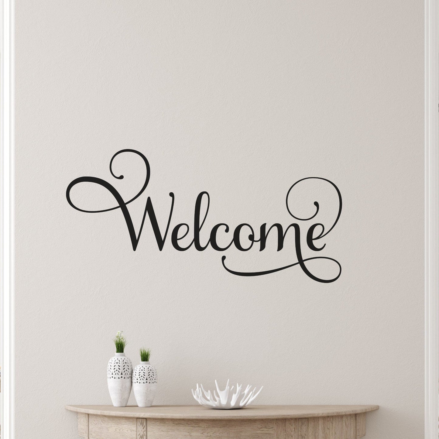 Decor - Welcome Removable Vinyl Wall Decal - Easy Peel and Stick Wall Art-4