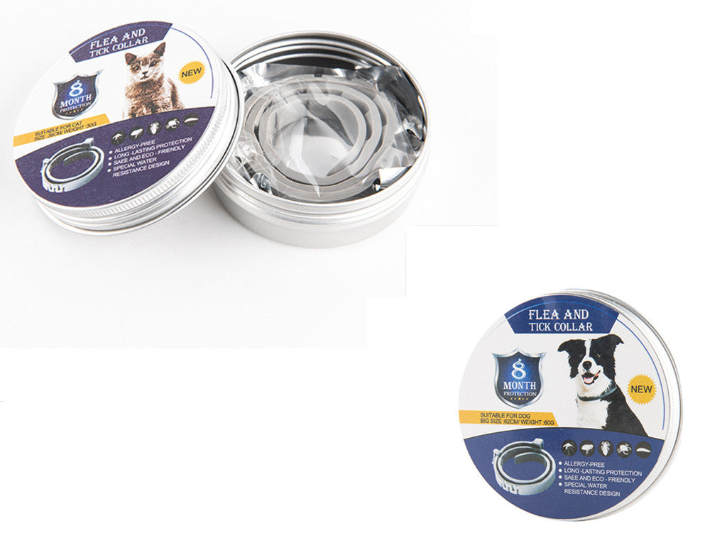 Collar Repelente de Insectos Ajustable para Perros y Gatos