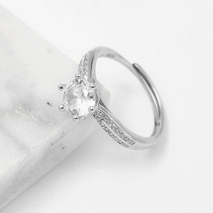 Women's Simple Fashion Personality Six-claw Ring