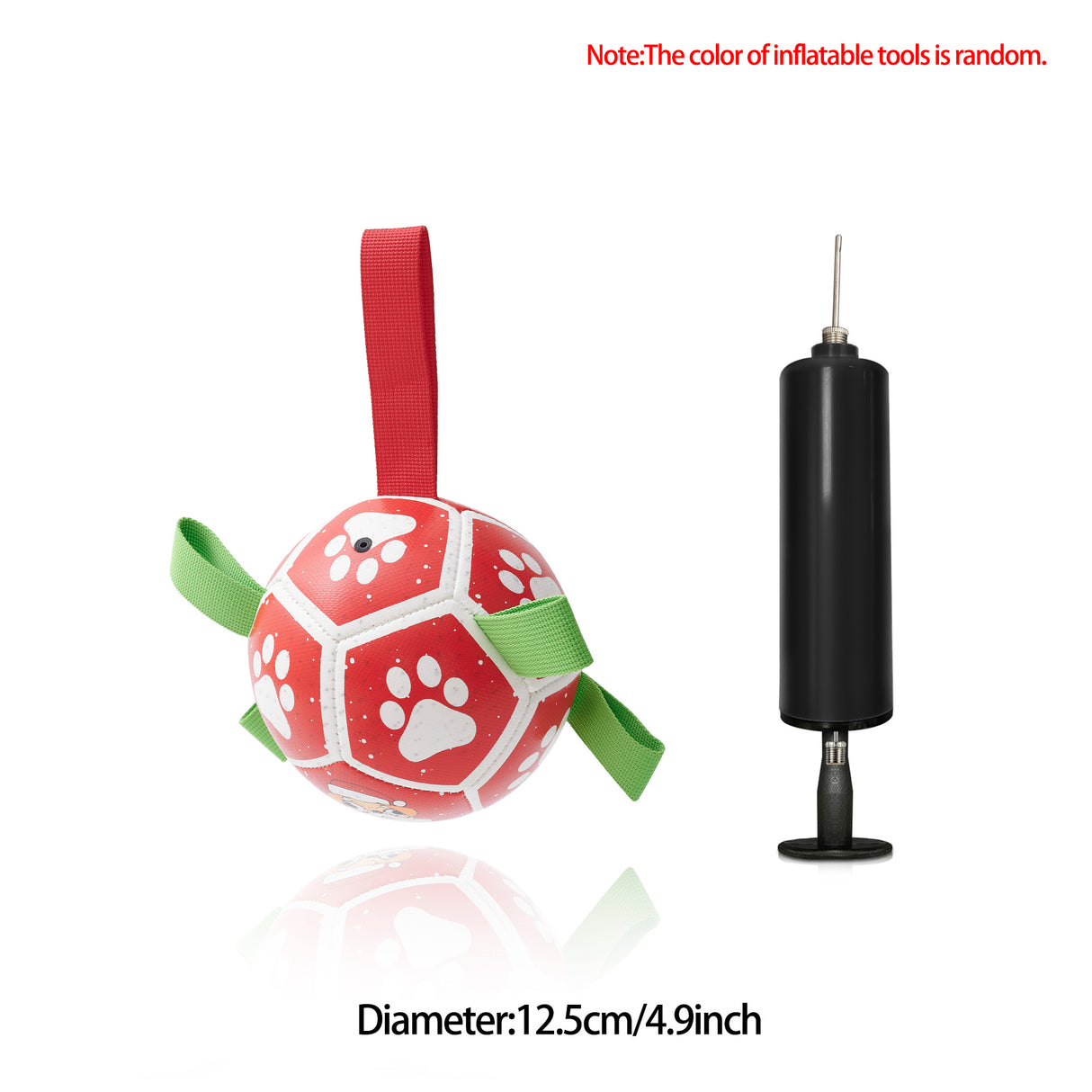 Juguete de fútbol inflable de entrenamiento para perros