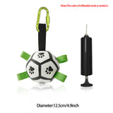 Juguete de fútbol inflable de entrenamiento para perros