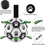 Juguete de fútbol inflable de entrenamiento para perros