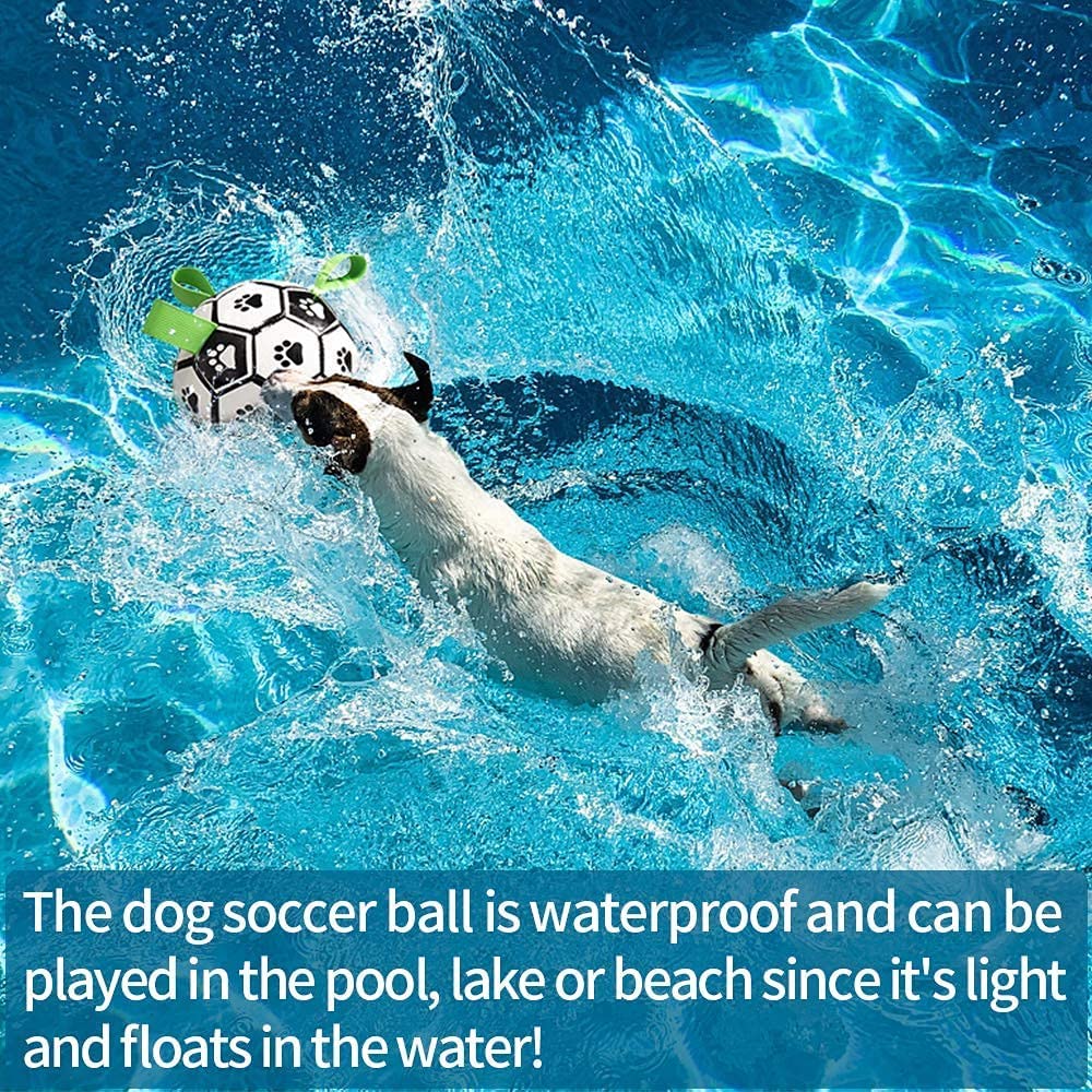 Juguete de fútbol inflable de entrenamiento para perros