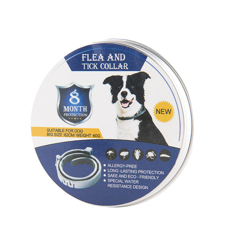 Collar Repelente de Insectos Ajustable para Perros y Gatos