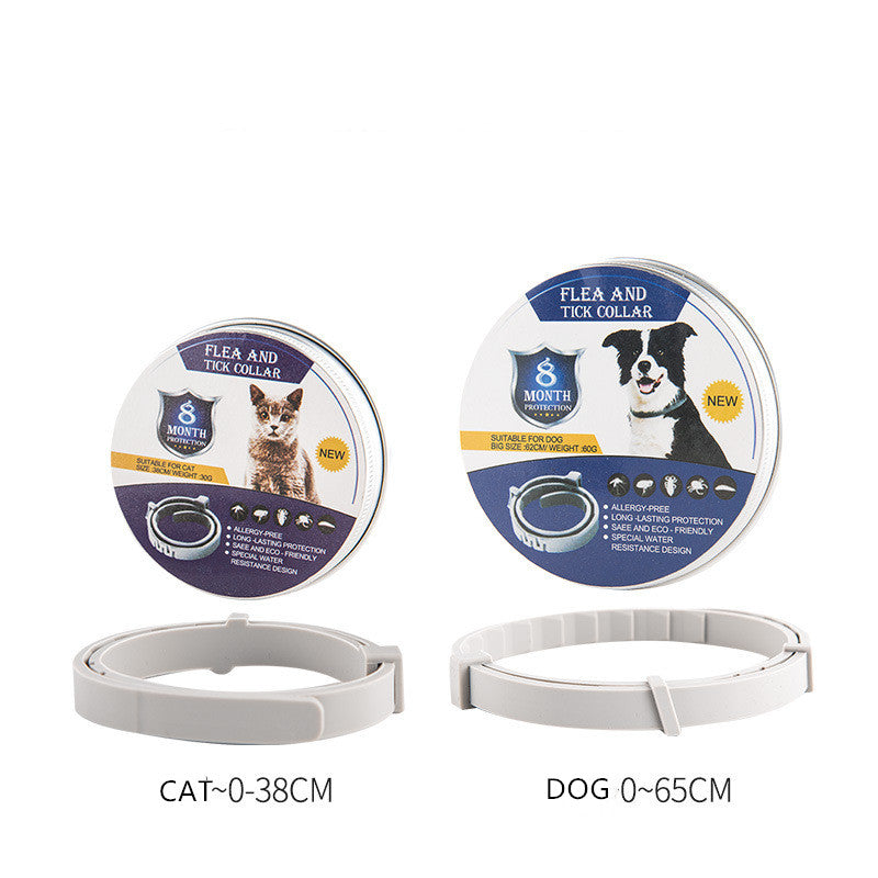 Collar Repelente de Insectos Ajustable para Perros y Gatos