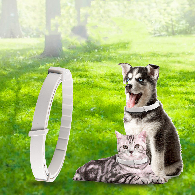 Collar Repelente de Insectos Ajustable para Perros y Gatos