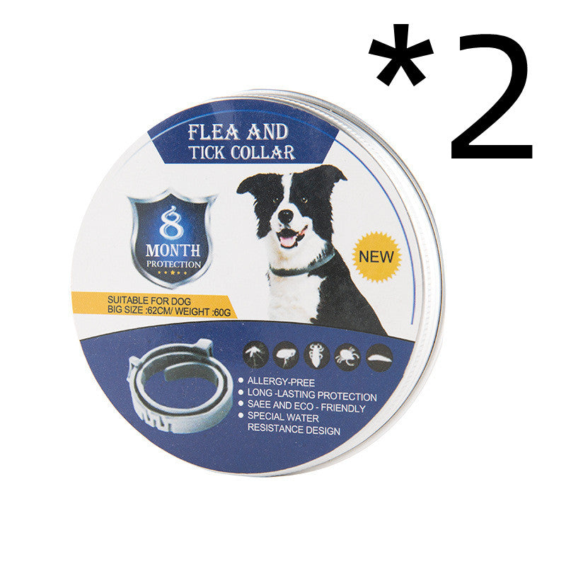 Collar Repelente de Insectos Ajustable para Perros y Gatos