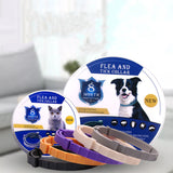 Collar Repelente de Insectos Ajustable para Perros y Gatos