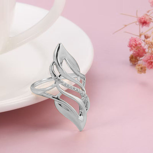 Exaggerated Curve Women's Tail Gold Fashion Unique Ring